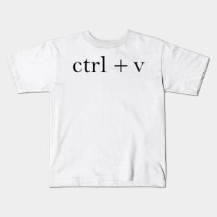 ctrl + c Kids T-Shirt